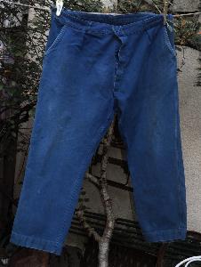 Pantalon vintage de travail, bleu de travail