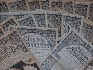 Le journal des brodeuses , revue ancienne * lot de 2 revues, lot 5, 1934