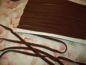  TRES JOLIE PASSEMENTERIE ANCIENNE COULEUR CHOCOLAT  2M