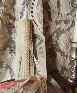 dentelle ancienne, entre-deux, 2,70 mètres