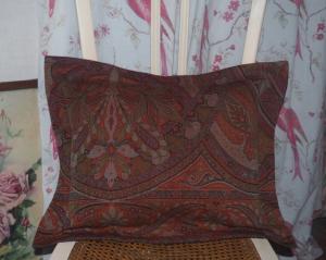 Coussin en cachemire ancien 19 ème