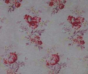 Tissu ancien 1900, jolies fleurs