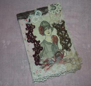 petit carnet, déco shabby, éléments anciens