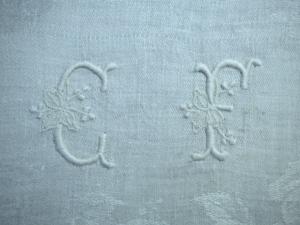 Monogramme ancien CF