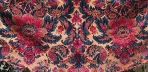 Tissu ancien , style tapisserie,  pour coussins, sacs etc ...