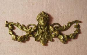 BEL ELEMENT ANCIEN BRONZE 