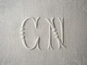 Monogramme ancien CN